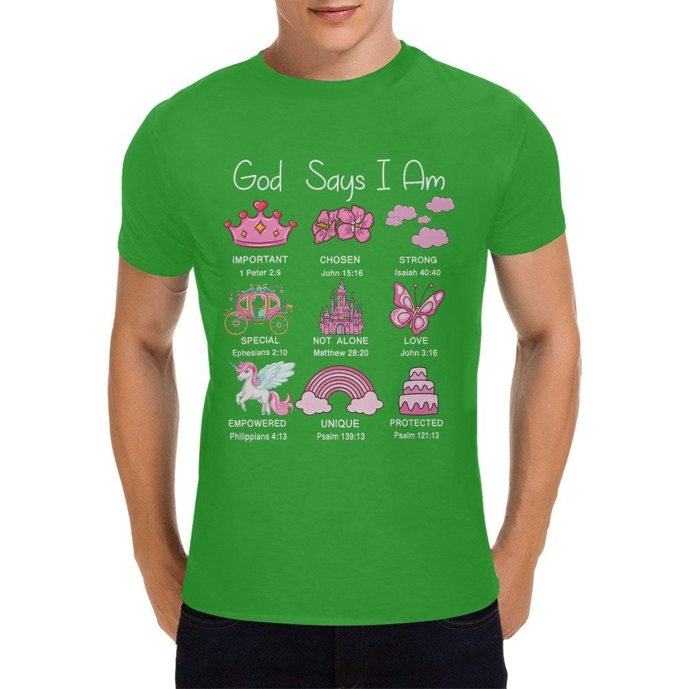 Men’s Christian T-Shirt – Premium Ring-Spun Cotton Faith Graphic Tee - Image 3