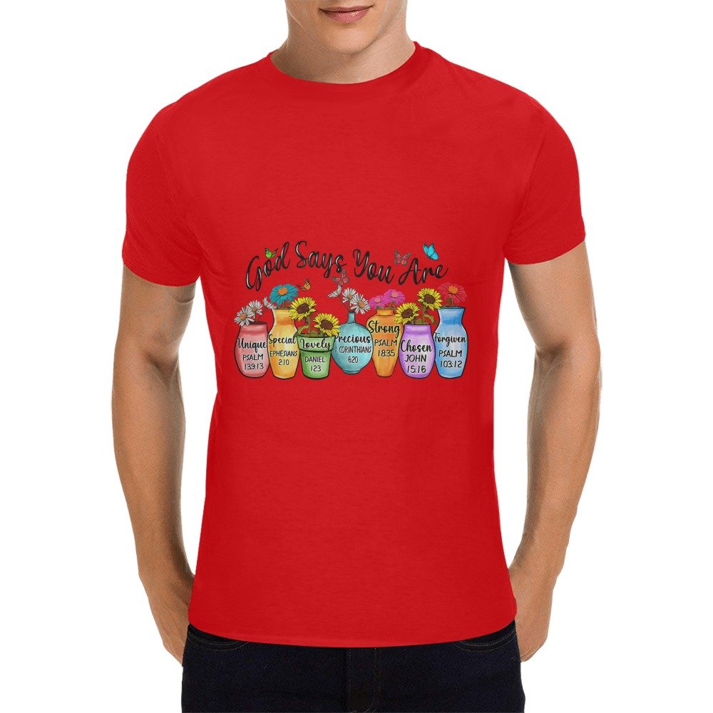 Men’s Christian T-Shirt – Premium Ring-Spun Cotton Faith Graphic Tee - Image 3