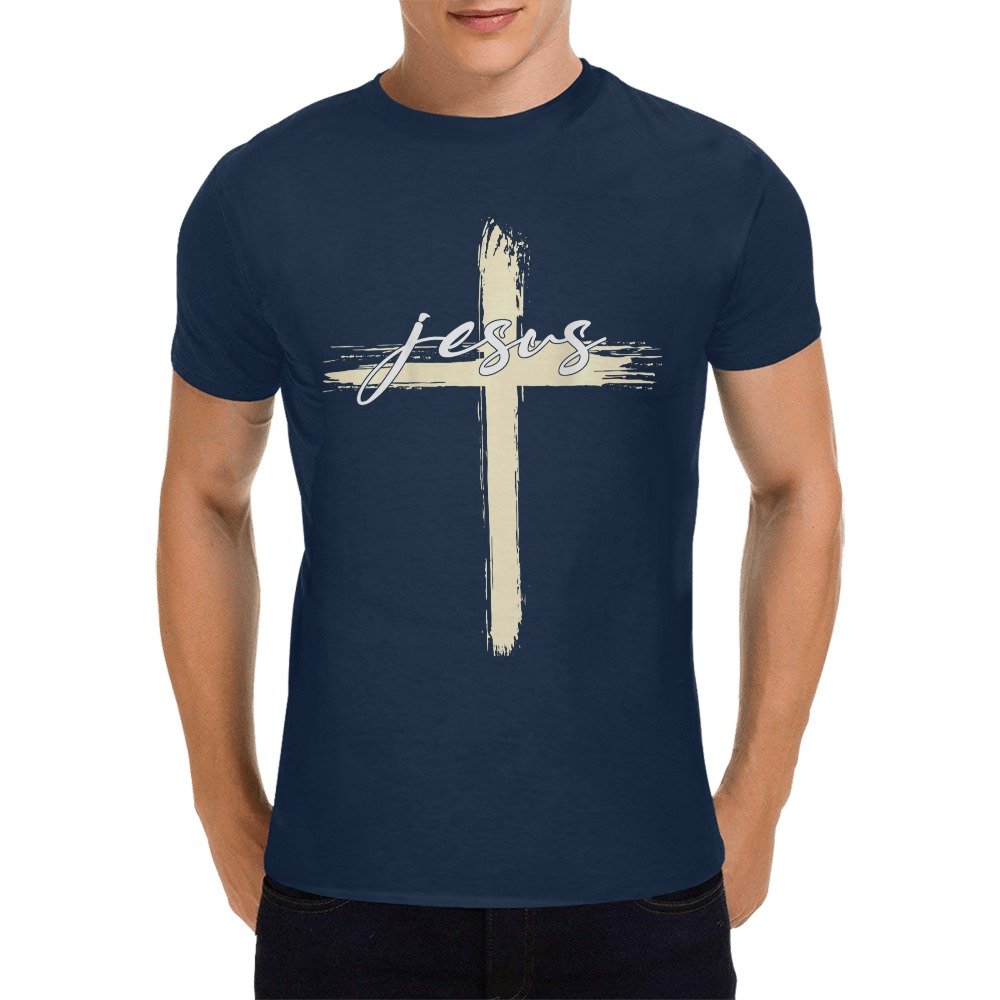 Men’s Christian T-Shirt – Premium Ring-Spun Cotton Faith Graphic Tee - Image 3