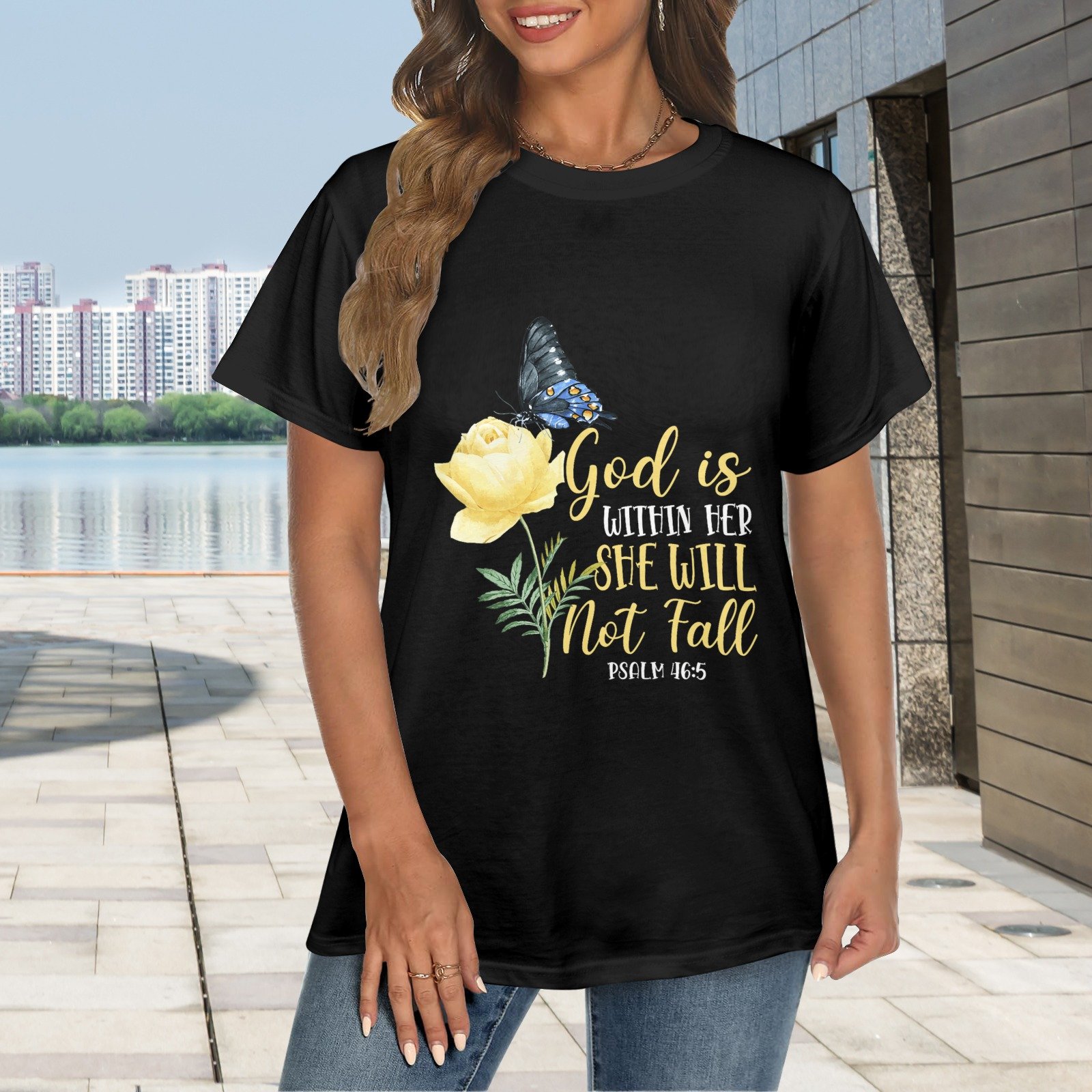 Men’s Christian T-Shirt – Premium Ring-Spun Cotton Faith Graphic Tee