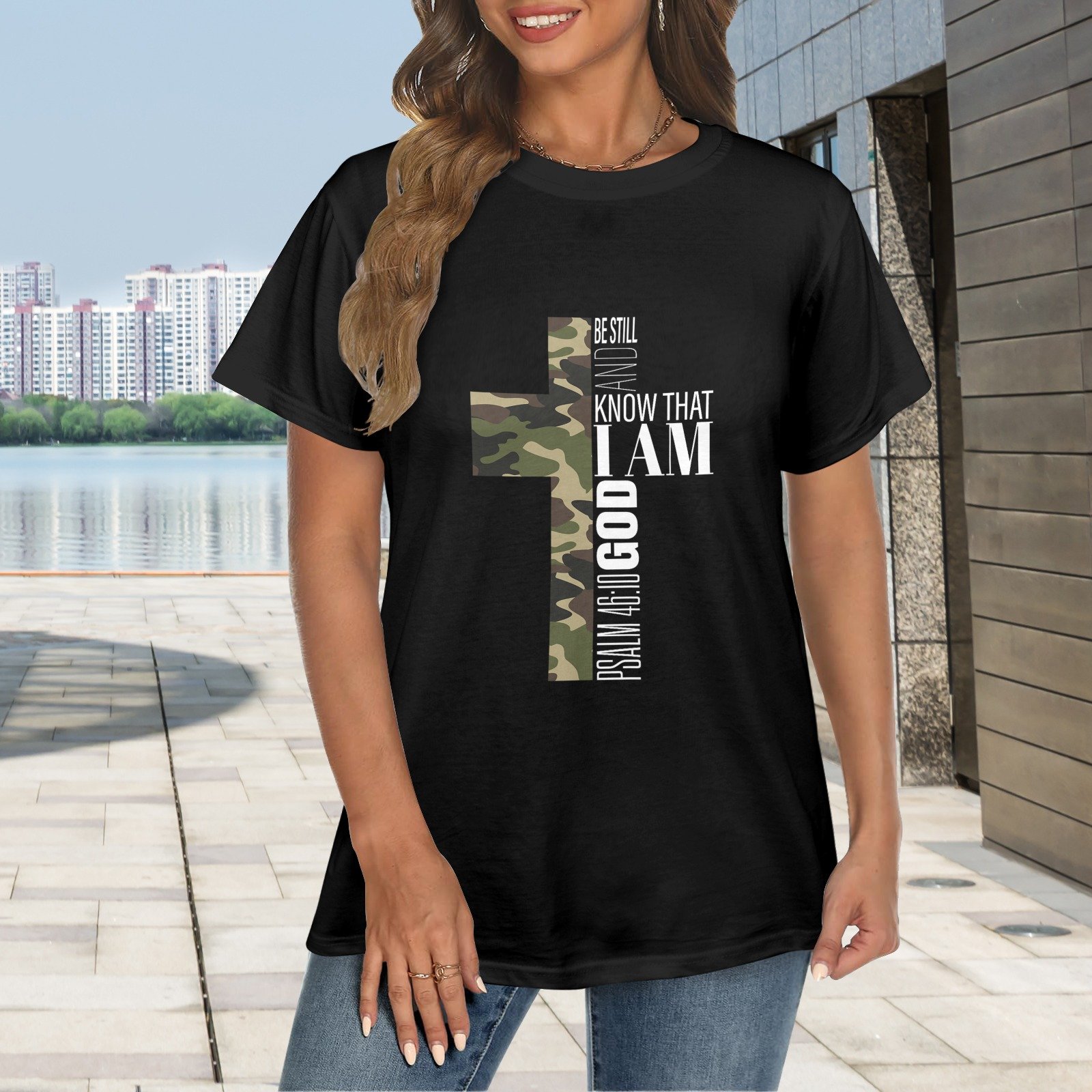 Men’s Christian T-Shirt – Premium Ring-Spun Cotton Faith Graphic Tee
