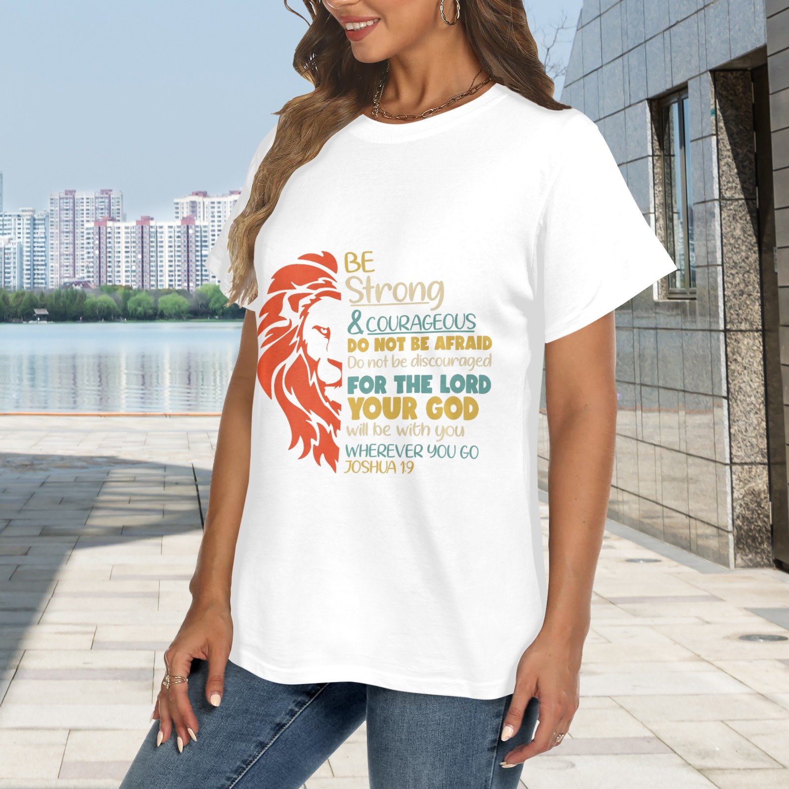 Men’s Christian T-Shirt – Premium Ring-Spun Cotton Faith Graphic Tee - Image 2