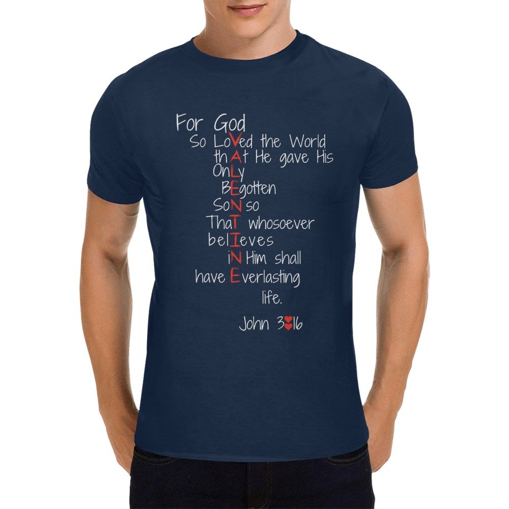 Men’s Christian T-Shirt – Premium Ring-Spun Cotton Faith Graphic Tee - Image 3