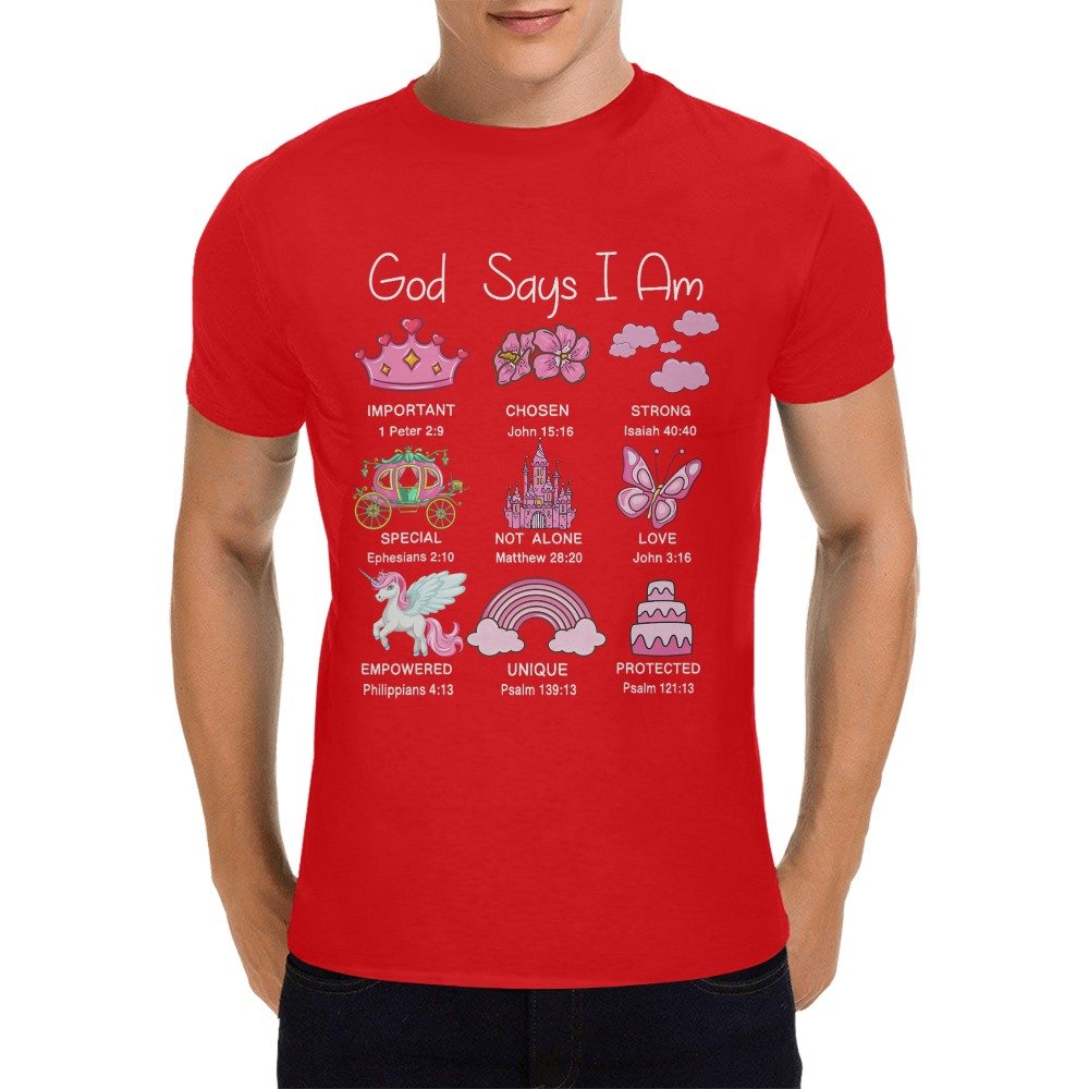 Men’s Christian T-Shirt – Premium Ring-Spun Cotton Faith Graphic Tee - Image 3
