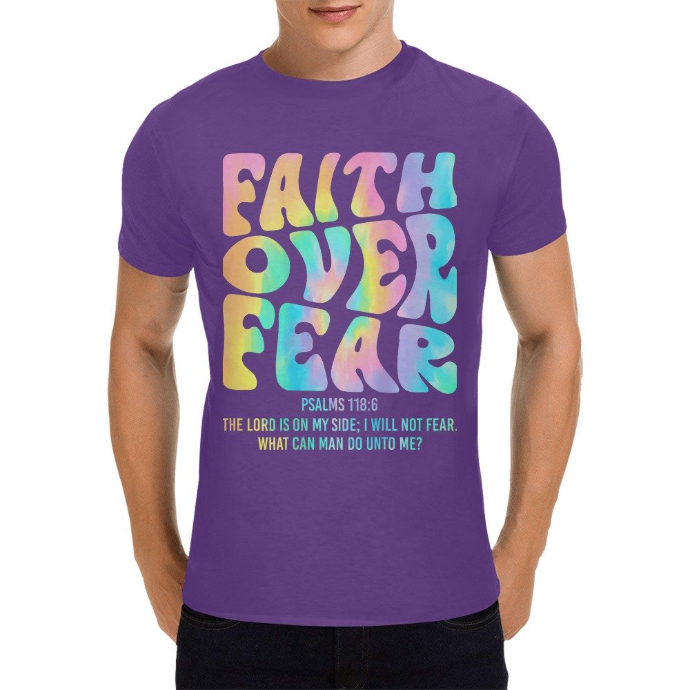 Men’s Christian T-Shirt – Premium Ring-Spun Cotton Faith Graphic Tee - Image 3