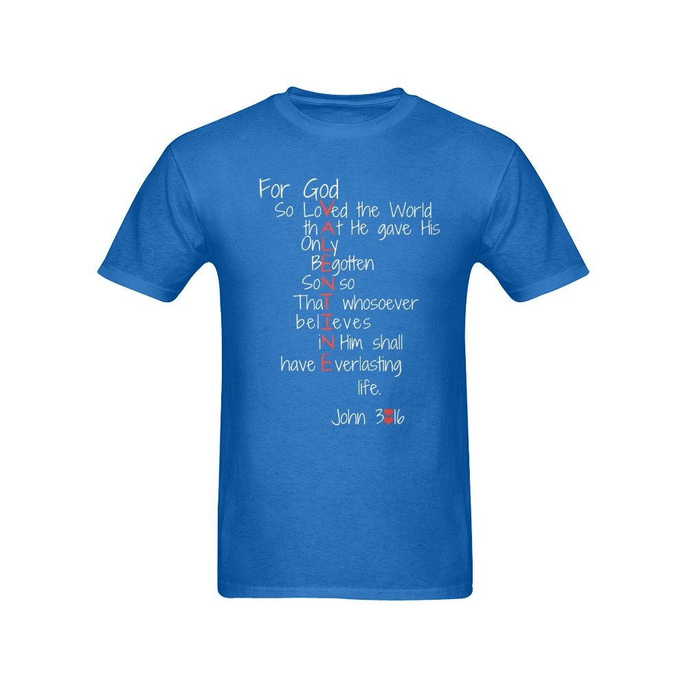 Men’s Christian T-Shirt – Premium Ring-Spun Cotton Faith Graphic Tee