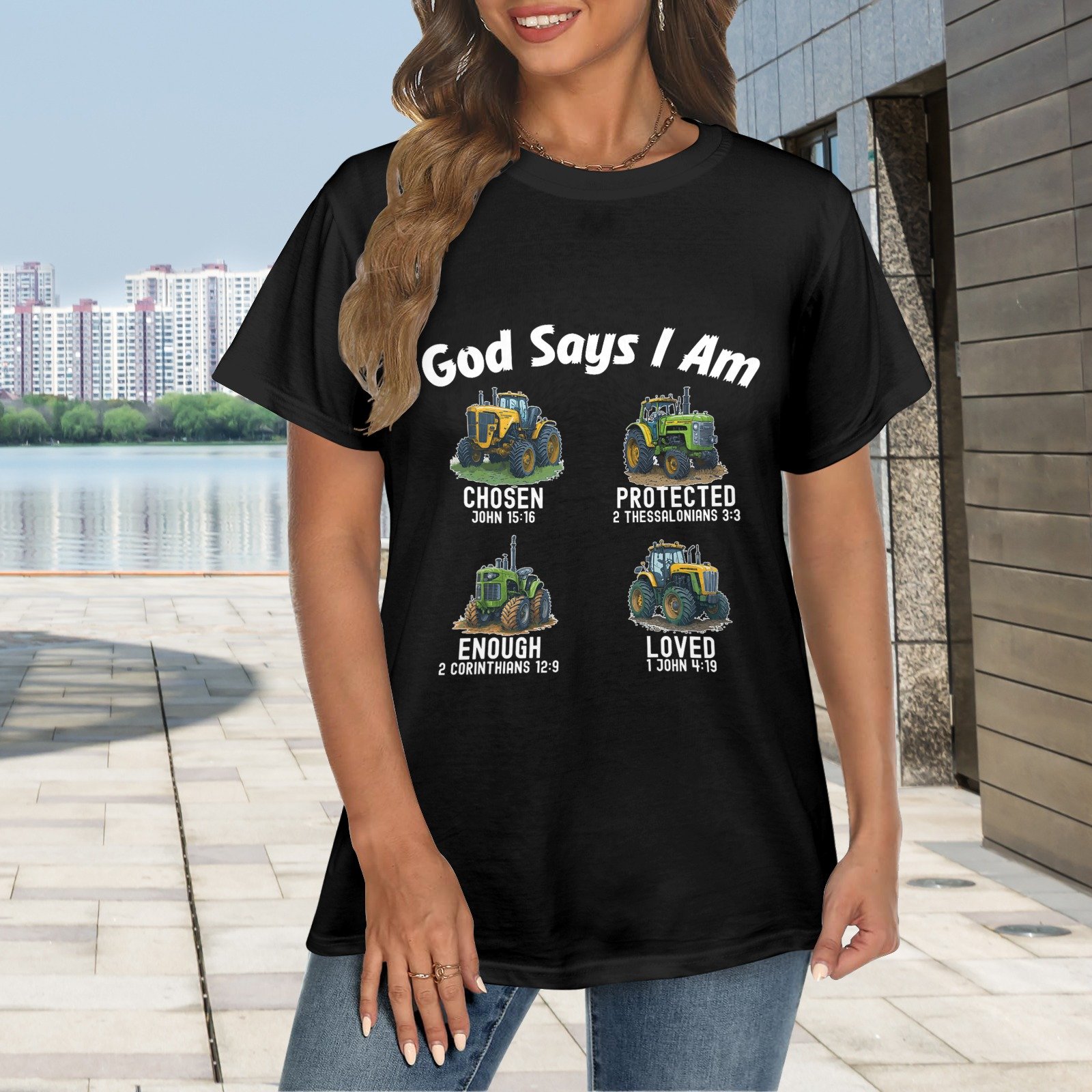 Men’s Christian T-Shirt – Premium Ring-Spun Cotton Faith Graphic Tee