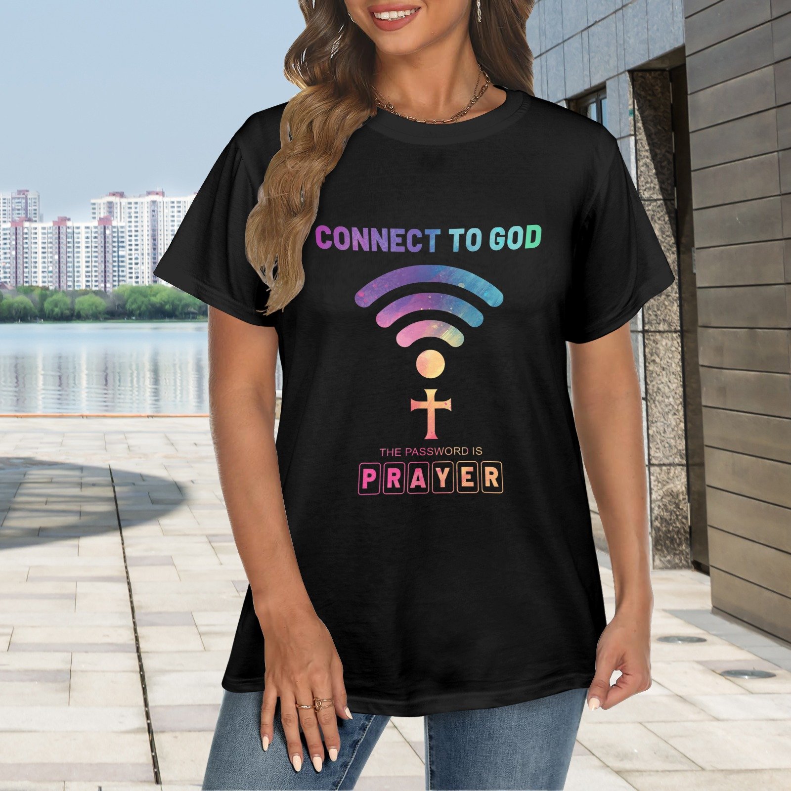 Men’s Christian T-Shirt – Premium Ring-Spun Cotton Faith Graphic Tee