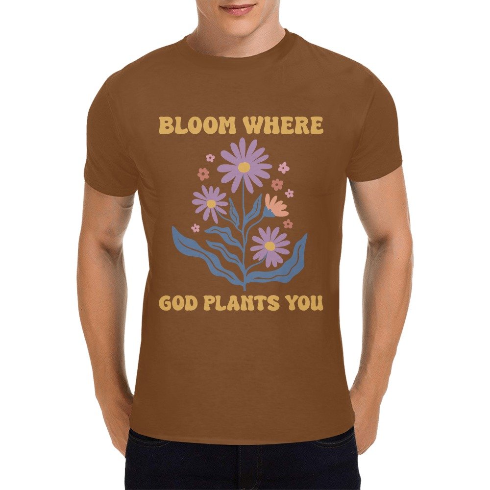 Men’s Christian T-Shirt – Premium Ring-Spun Cotton Faith Graphic Tee - Image 3