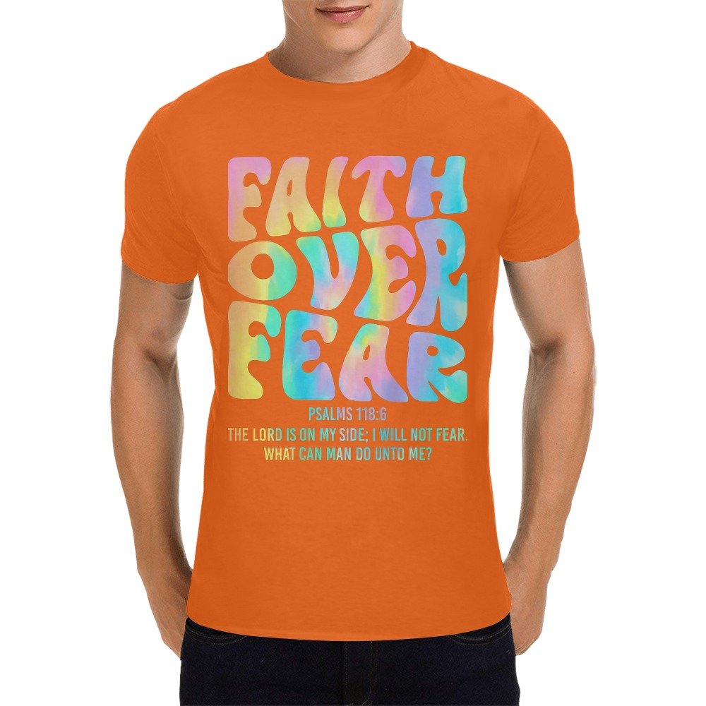 Men’s Christian T-Shirt – Premium Ring-Spun Cotton Faith Graphic Tee - Image 3