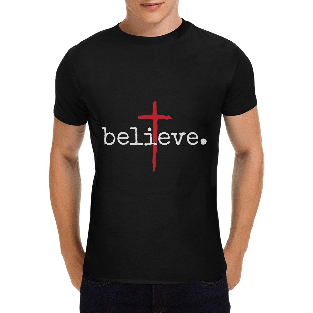Men’s Christian T-Shirt – Premium Ring-Spun Cotton Faith Graphic Tee - Image 3
