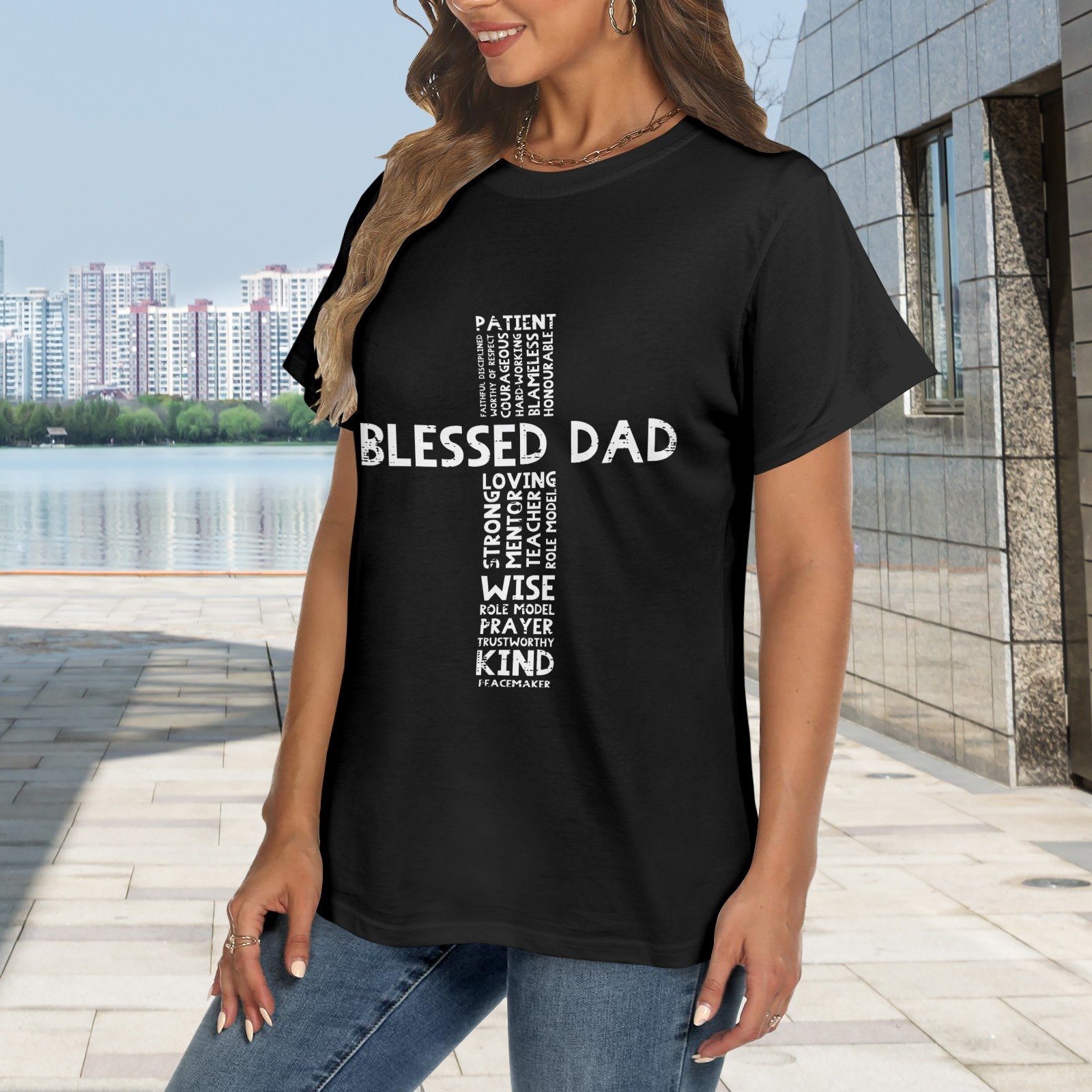 Men’s Christian T-Shirt – Premium Ring-Spun Cotton Faith Graphic Tee - Image 2