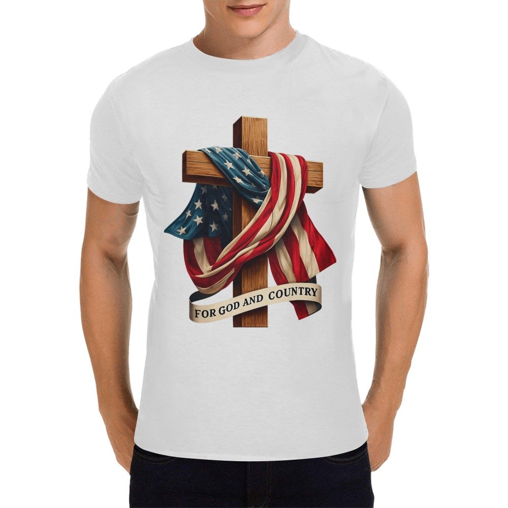 Men’s Christian T-Shirt – Premium Ring-Spun Cotton Faith Graphic Tee - Image 3