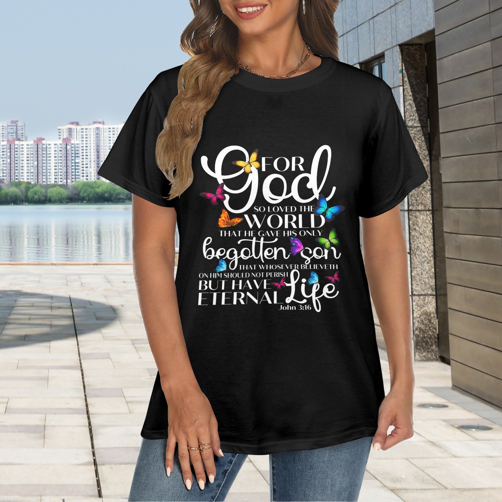 Men’s Christian T-Shirt – Premium Ring-Spun Cotton Faith Graphic Tee