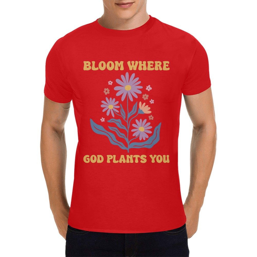 Men’s Christian T-Shirt – Premium Ring-Spun Cotton Faith Graphic Tee - Image 3