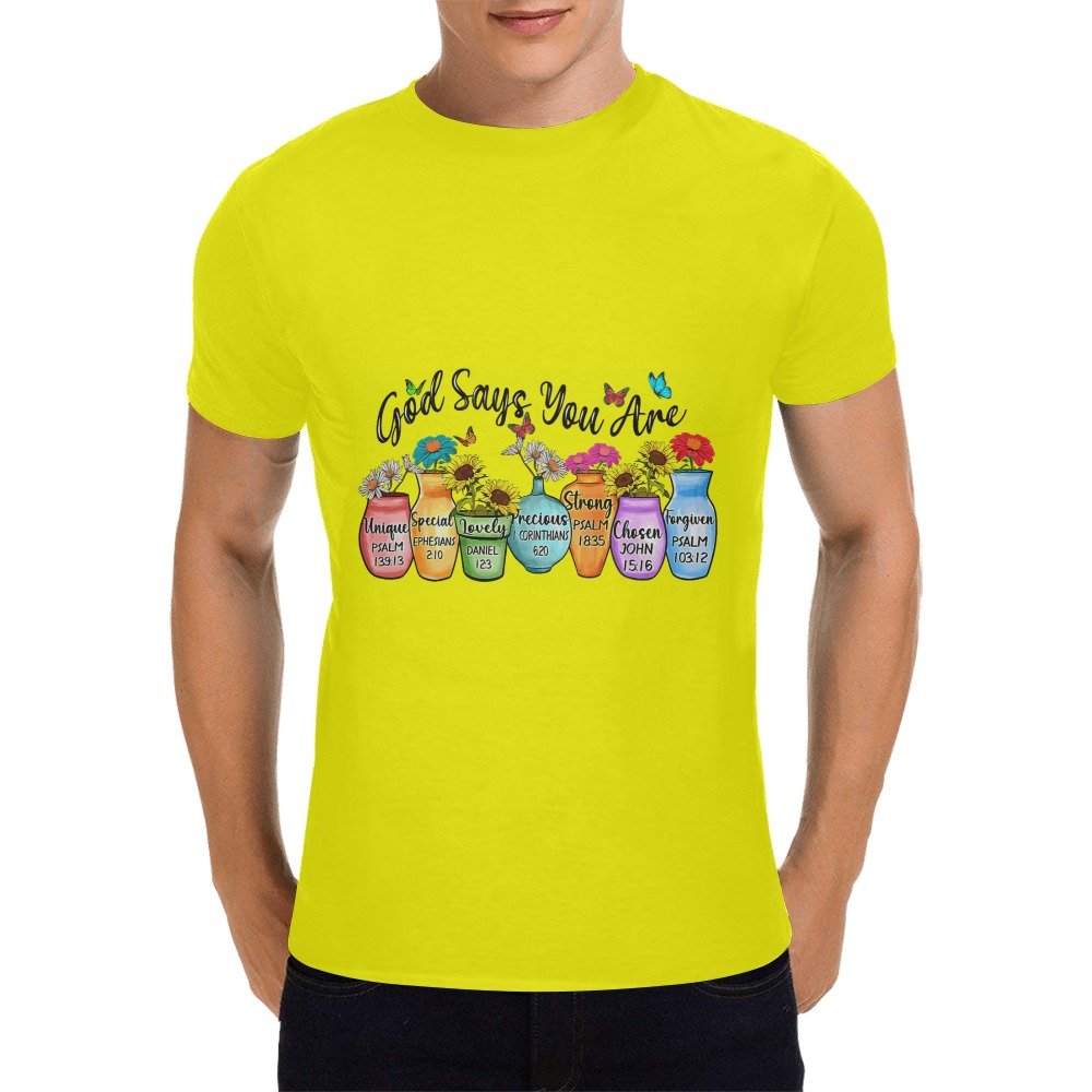 Men’s Christian T-Shirt – Premium Ring-Spun Cotton Faith Graphic Tee - Image 3