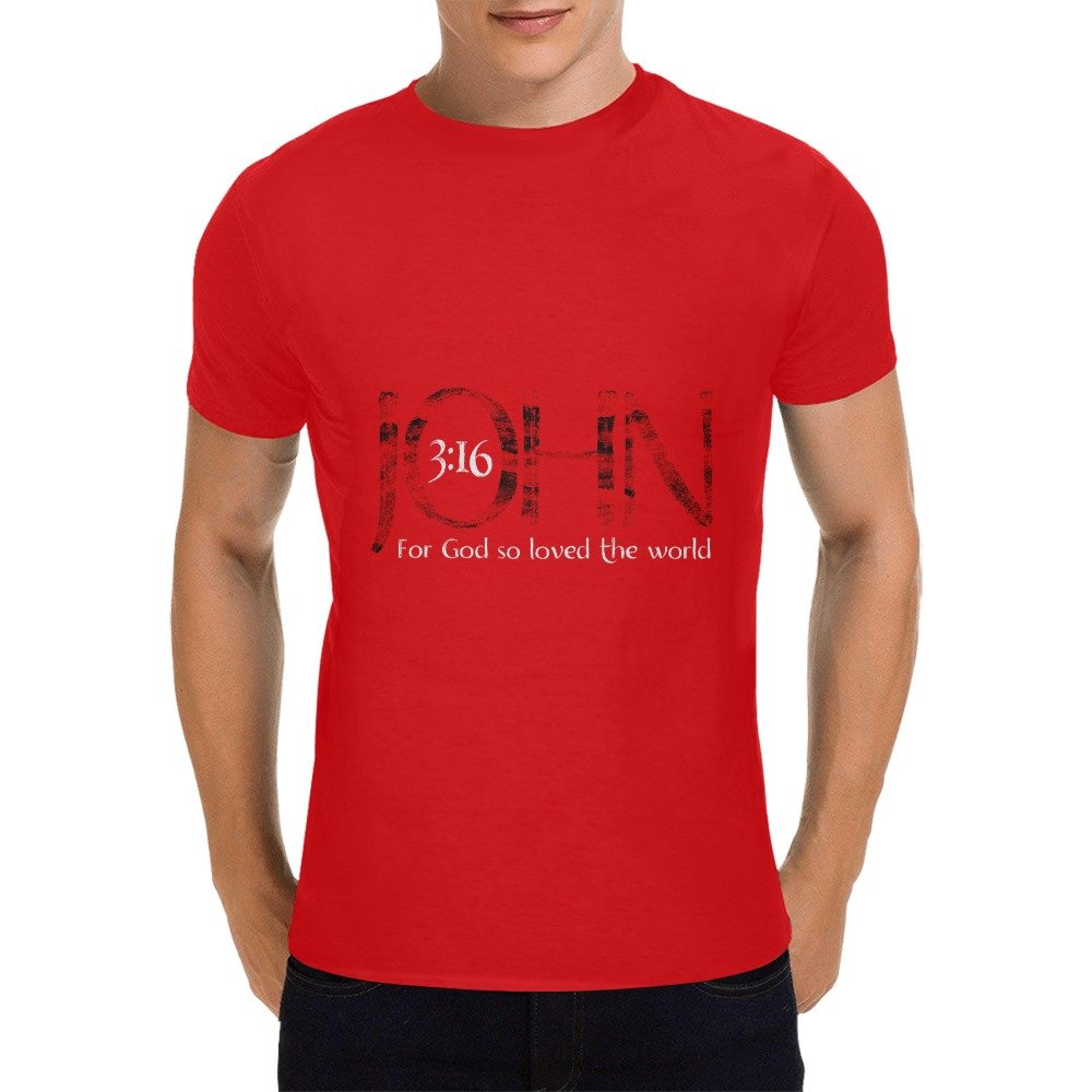 Men’s Christian T-Shirt – Premium Ring-Spun Cotton Faith Graphic Tee - Image 3