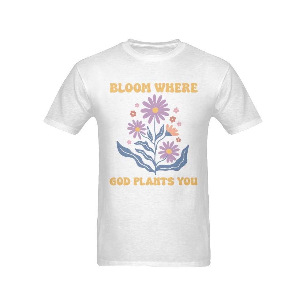 Men’s Christian T-Shirt – Premium Ring-Spun Cotton Faith Graphic Tee