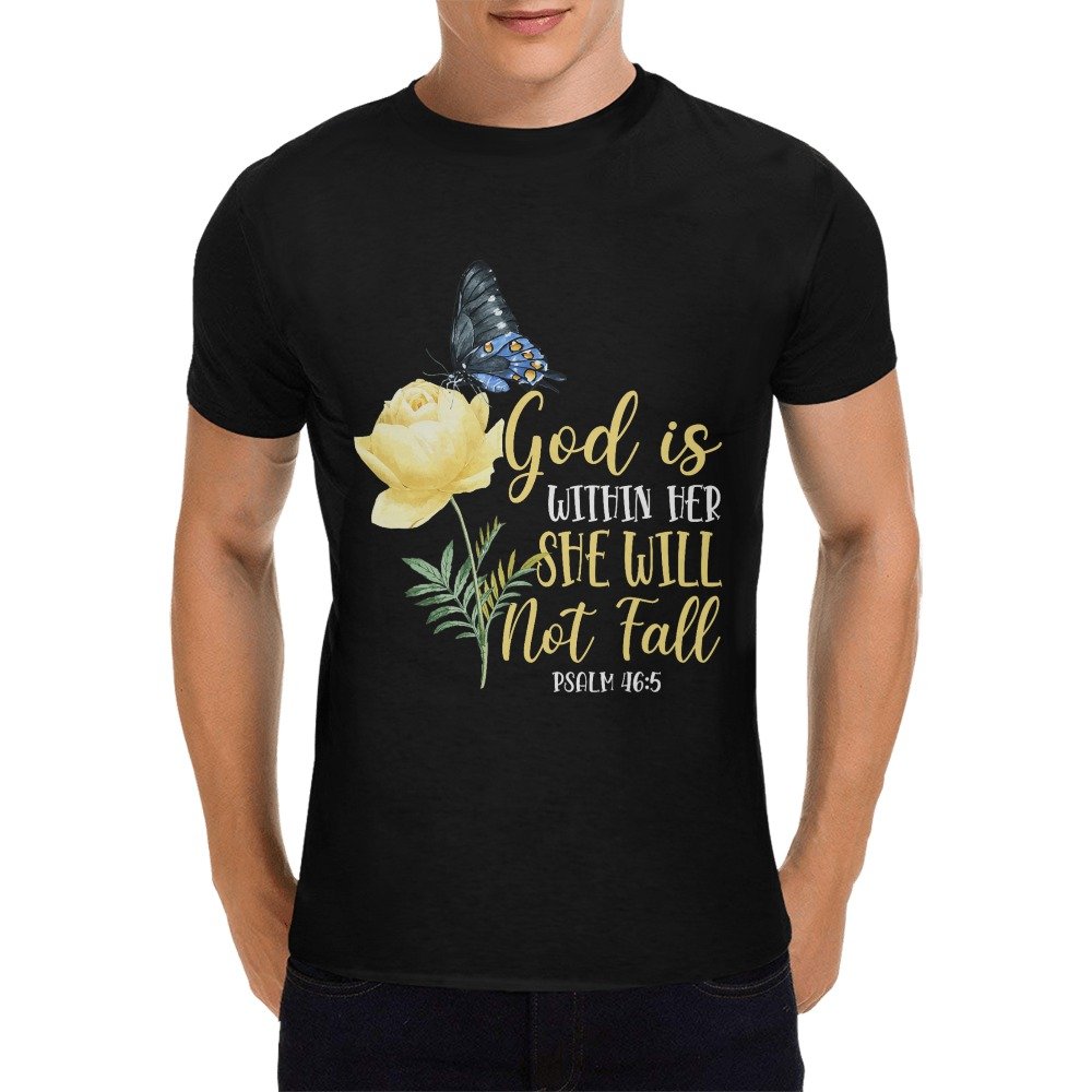 Men’s Christian T-Shirt – Premium Ring-Spun Cotton Faith Graphic Tee - Image 3