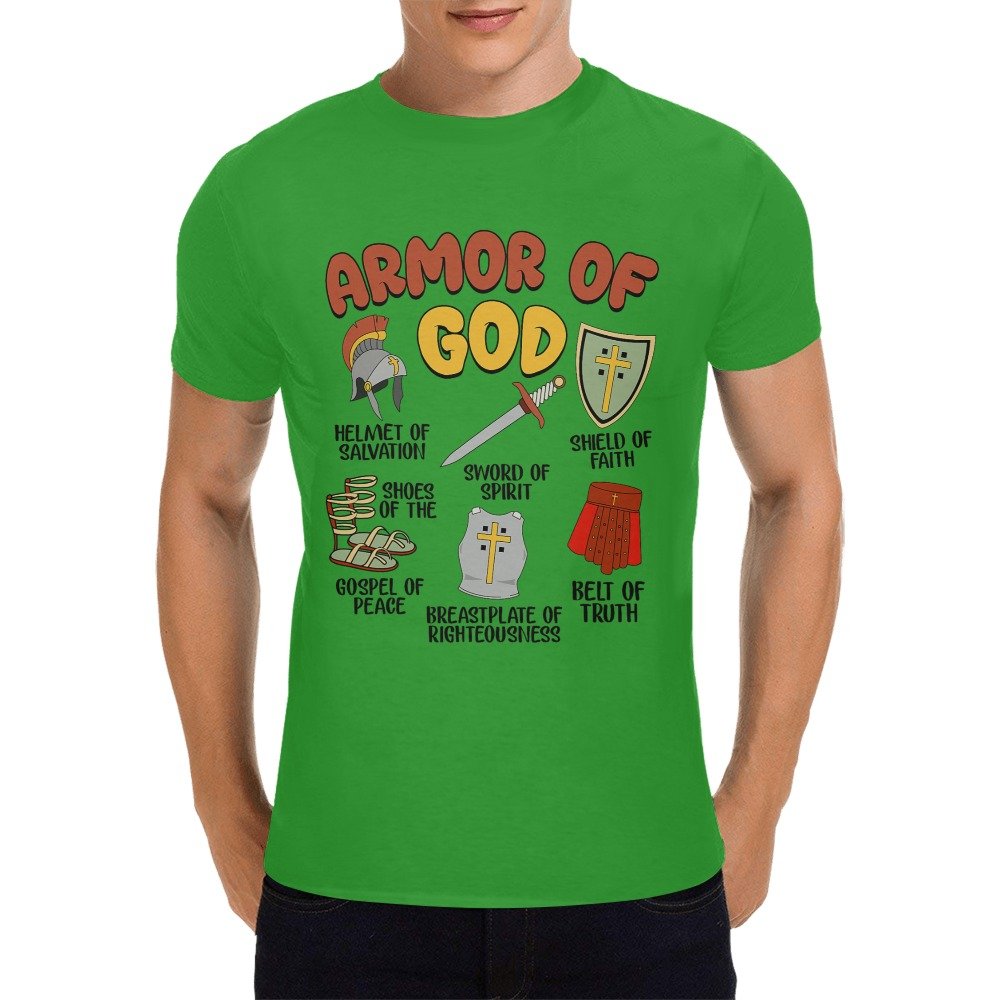 Men’s Christian T-Shirt – Premium Ring-Spun Cotton Faith Graphic Tee - Image 3