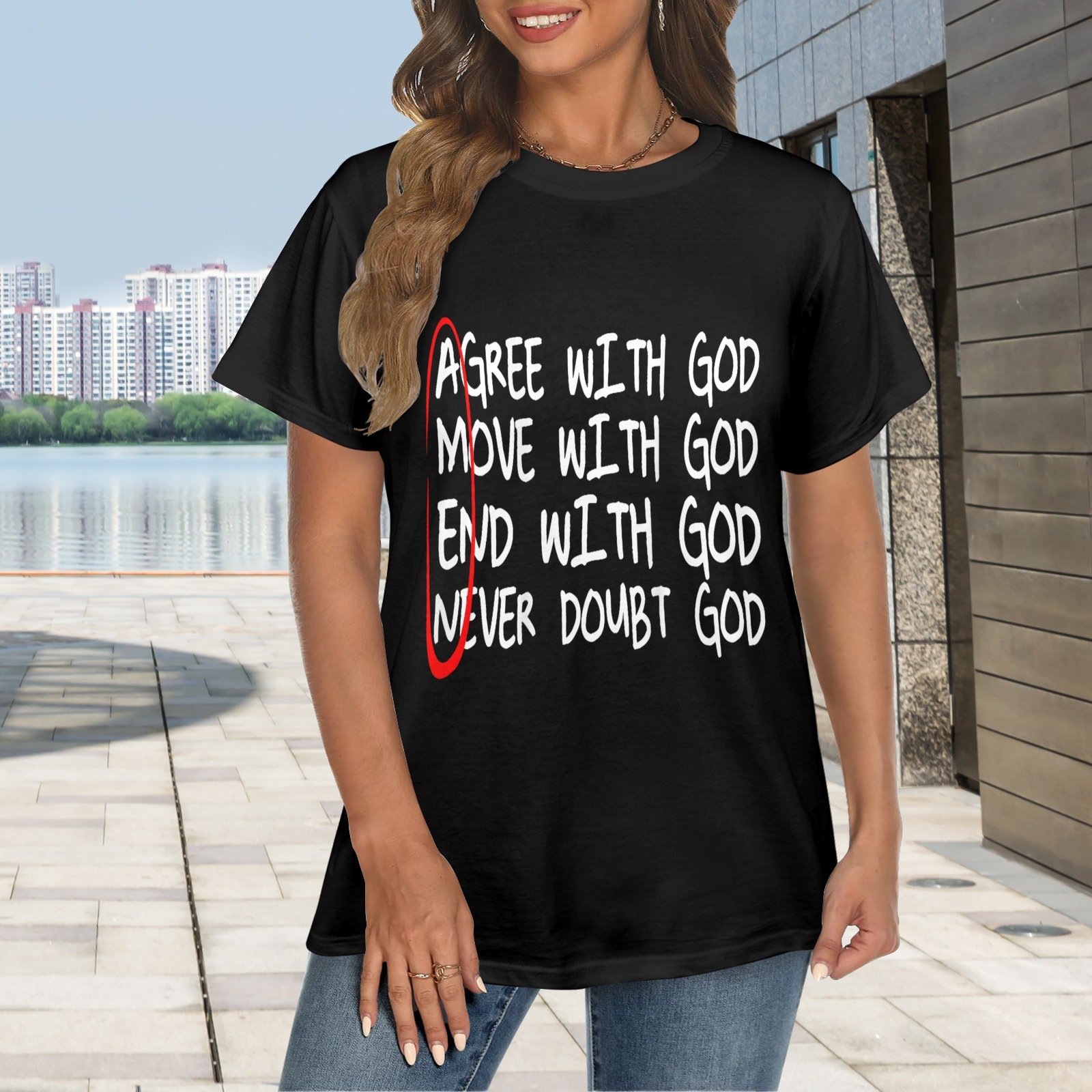 Men’s Christian T-Shirt – Premium Ring-Spun Cotton Faith Graphic Tee
