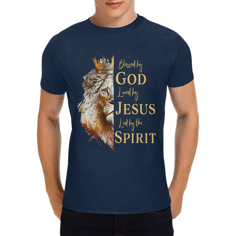 Men’s Christian T-Shirt – Premium Ring-Spun Cotton Faith Graphic Tee - Image 3