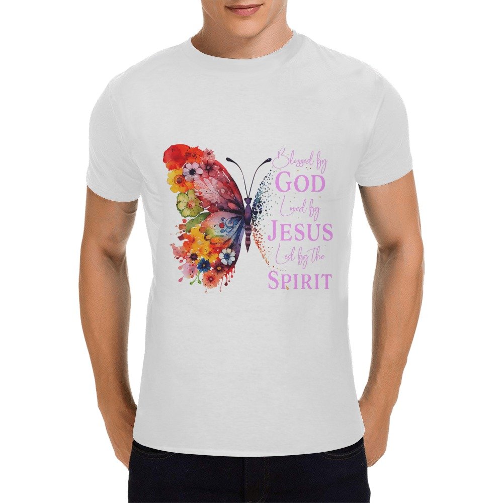 Men’s Christian T-Shirt – Premium Ring-Spun Cotton Faith Graphic Tee - Image 3