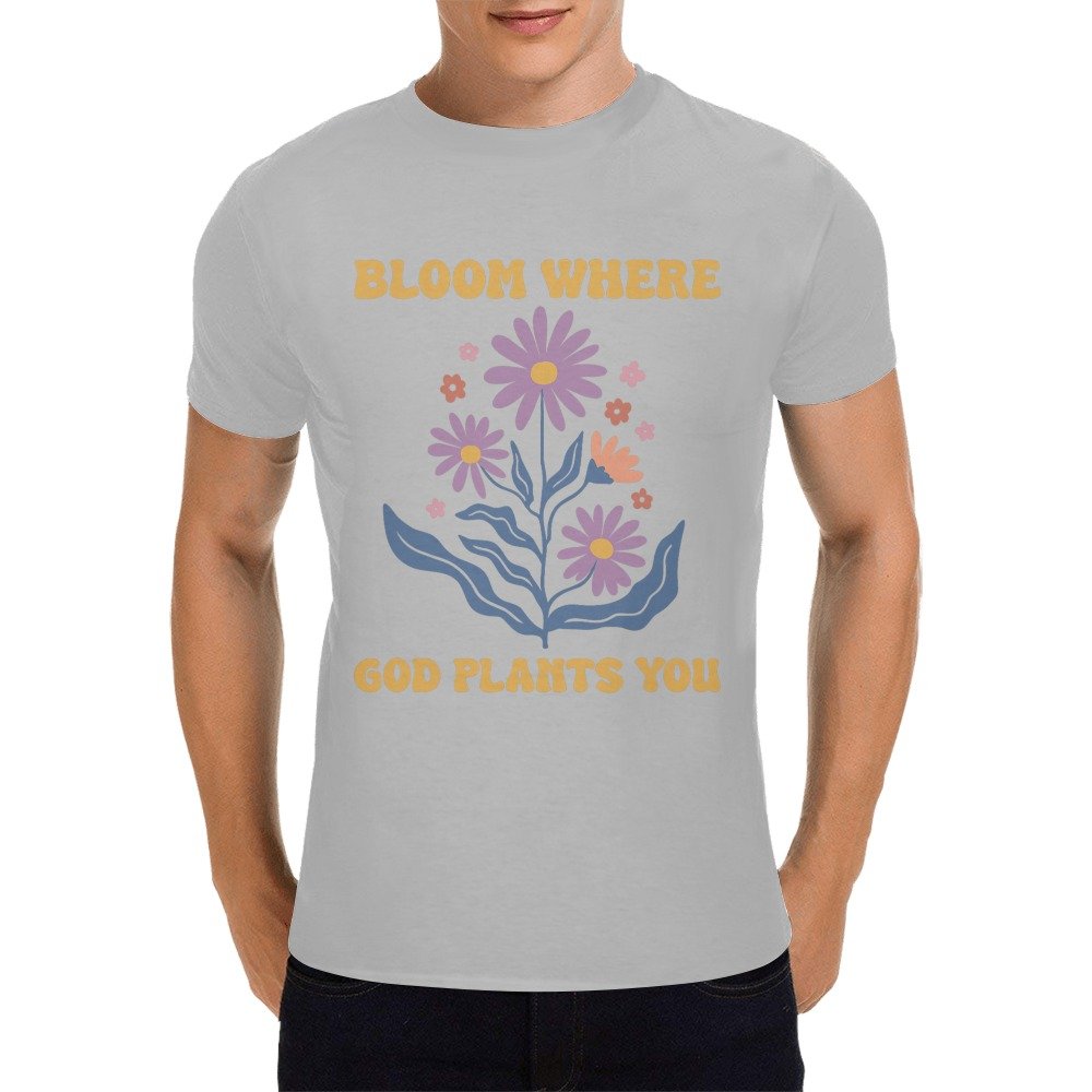 Men’s Christian T-Shirt – Premium Ring-Spun Cotton Faith Graphic Tee - Image 3