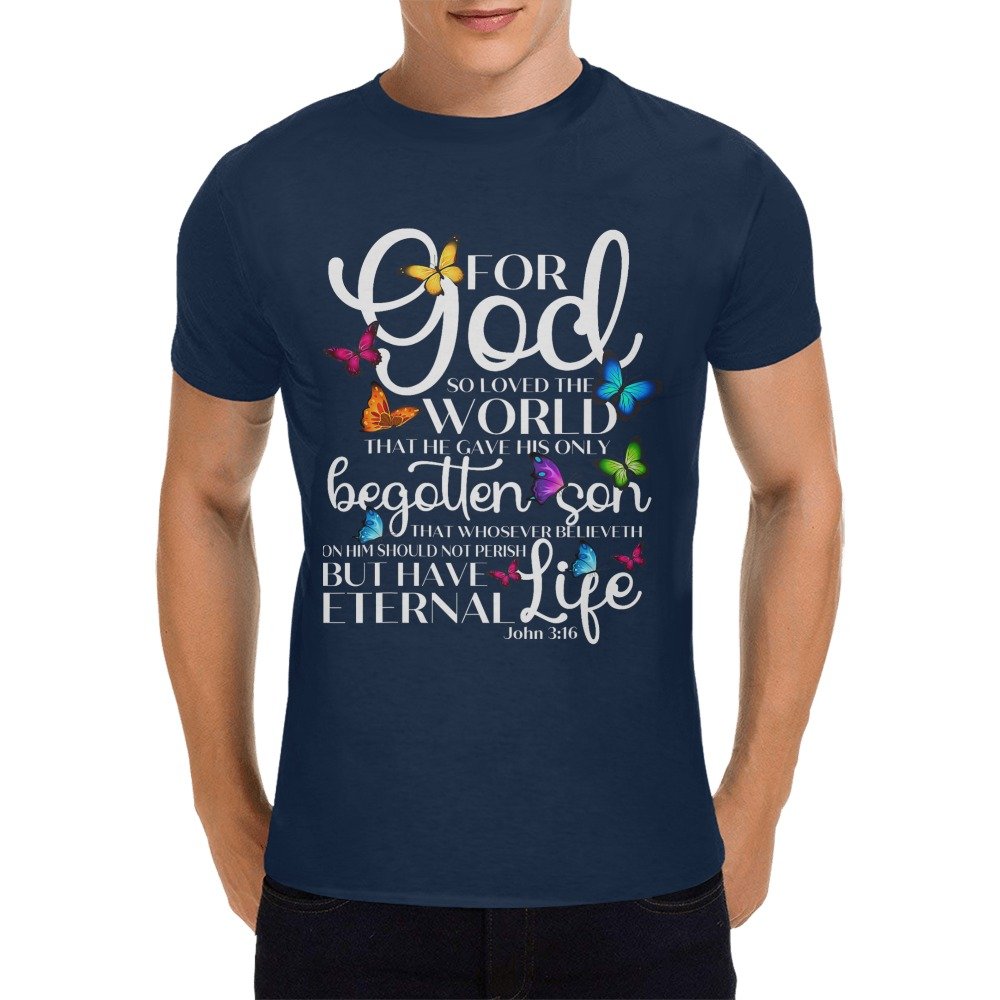 Men’s Christian T-Shirt – Premium Ring-Spun Cotton Faith Graphic Tee - Image 3