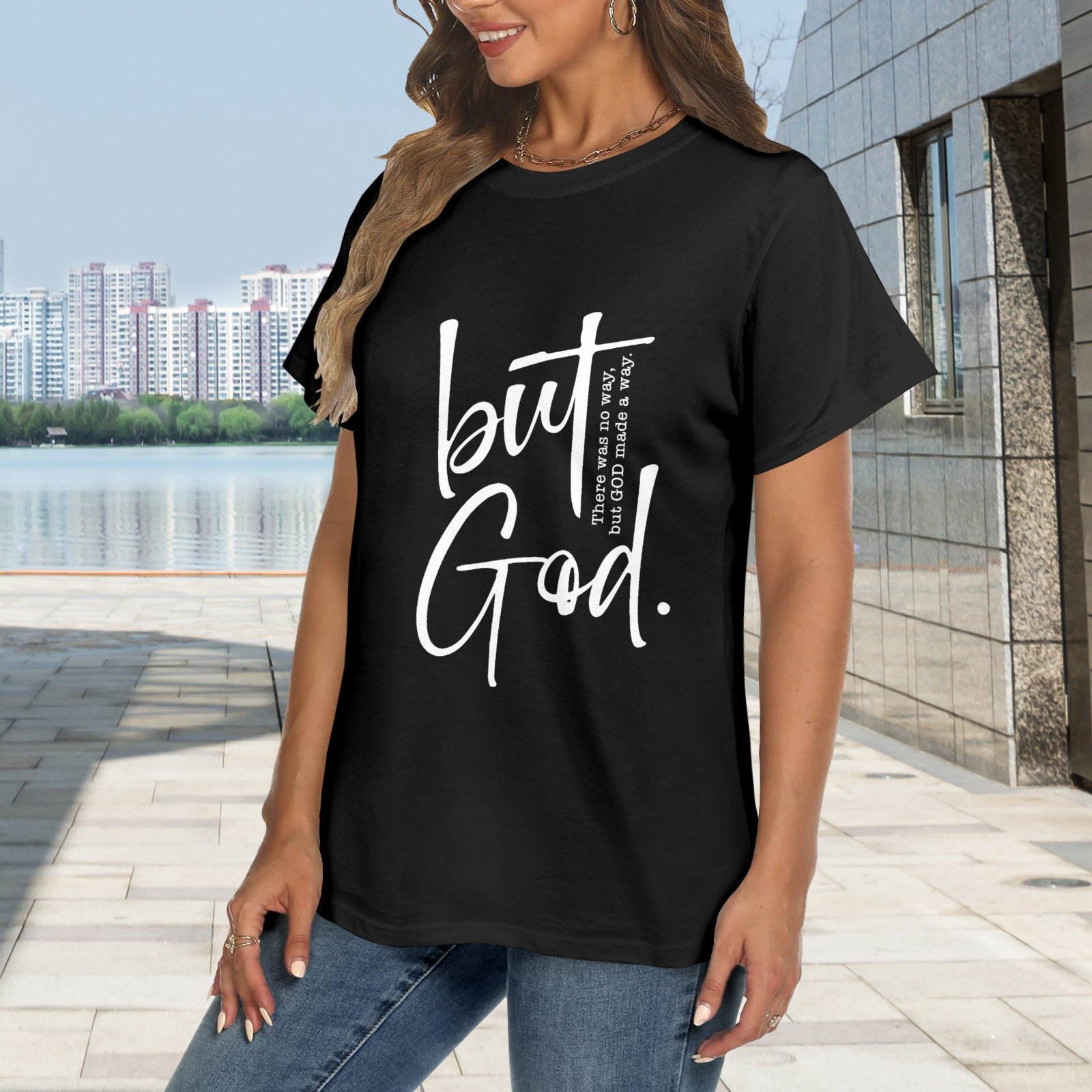 Men’s Christian T-Shirt – Premium Ring-Spun Cotton Faith Graphic Tee - Image 2