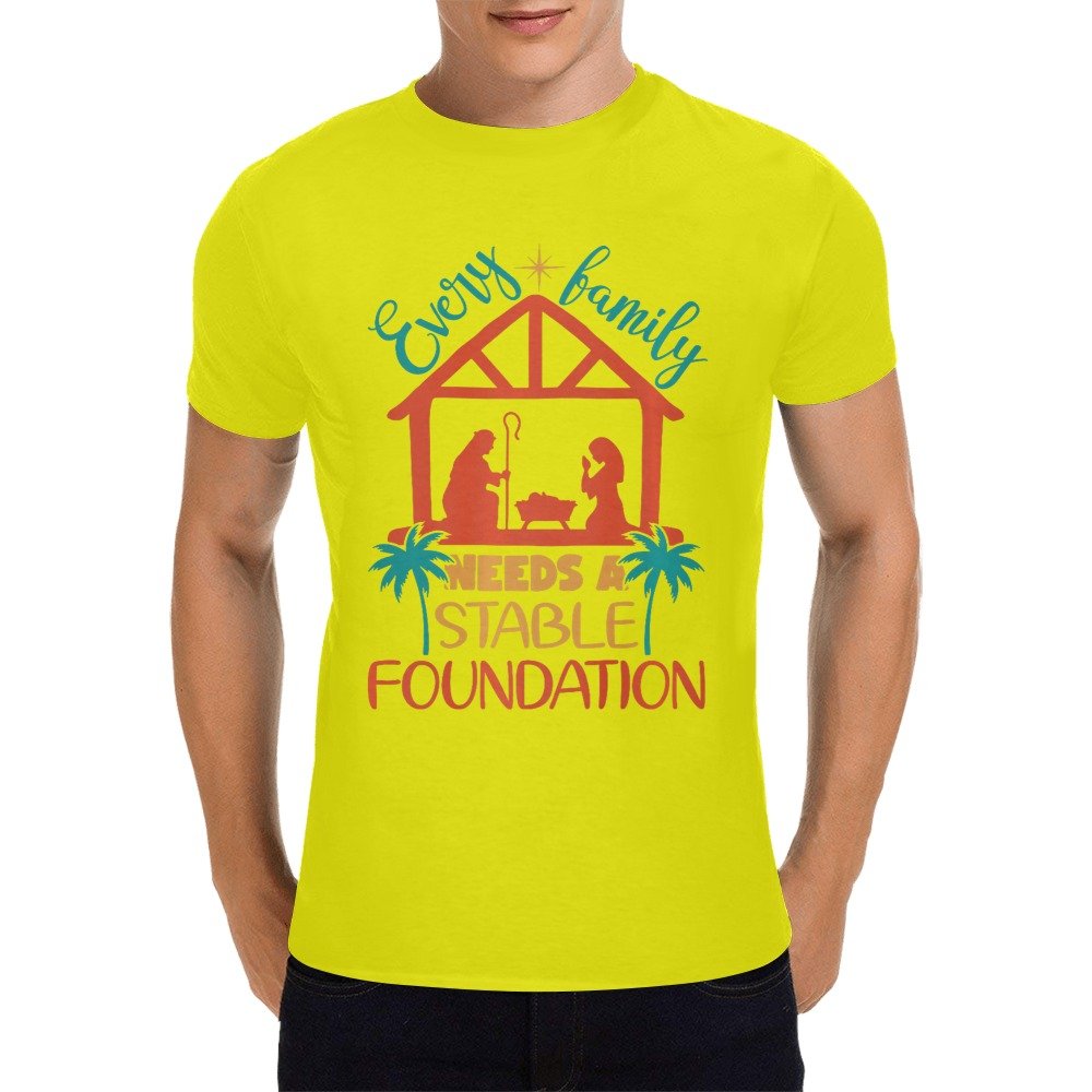 Men’s Christian T-Shirt – Premium Ring-Spun Cotton Faith Graphic Tee - Image 3