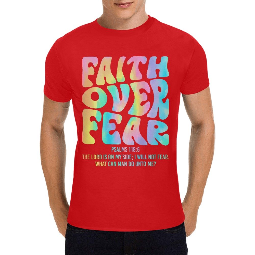 Men’s Christian T-Shirt – Premium Ring-Spun Cotton Faith Graphic Tee - Image 3