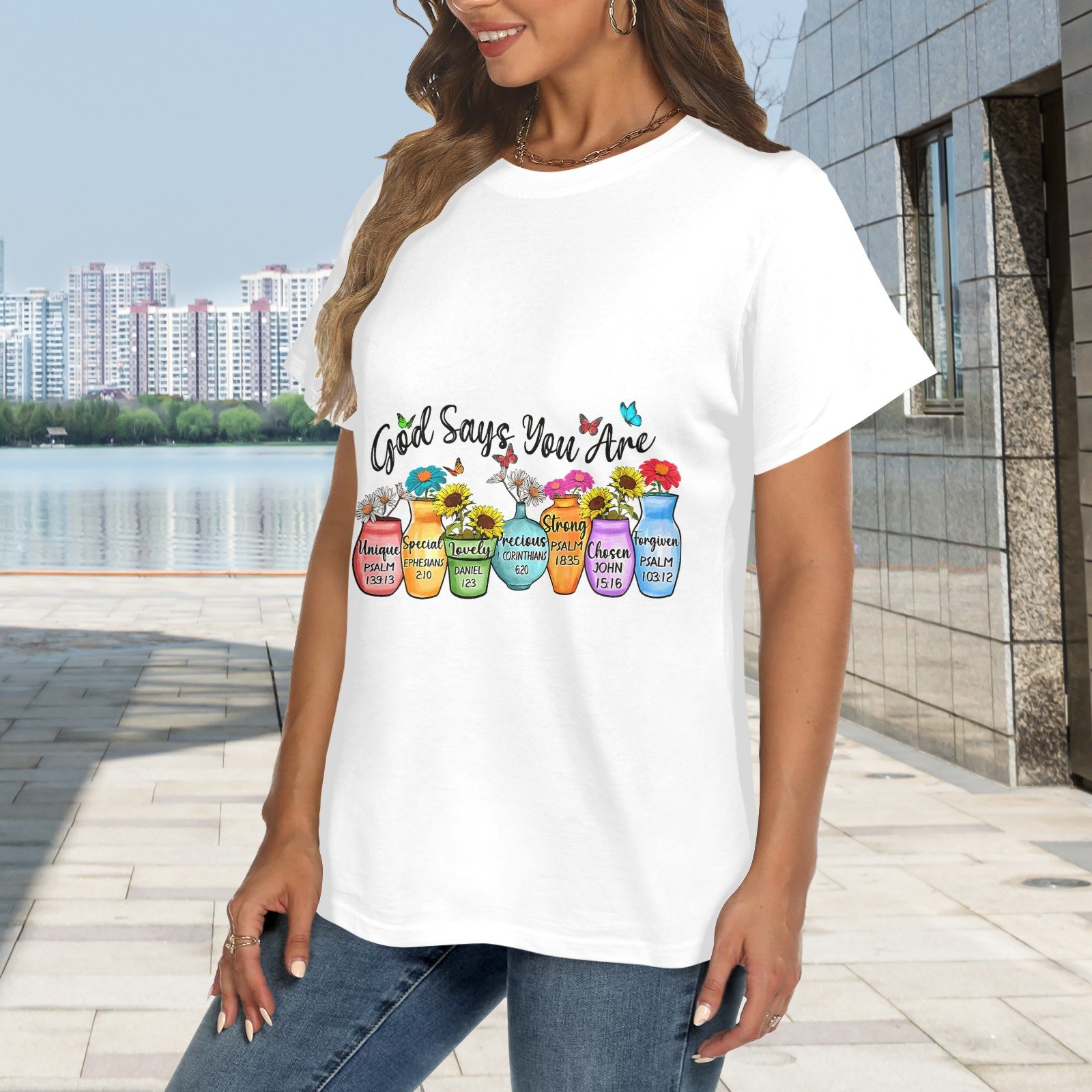 Men’s Christian T-Shirt – Premium Ring-Spun Cotton Faith Graphic Tee - Image 2