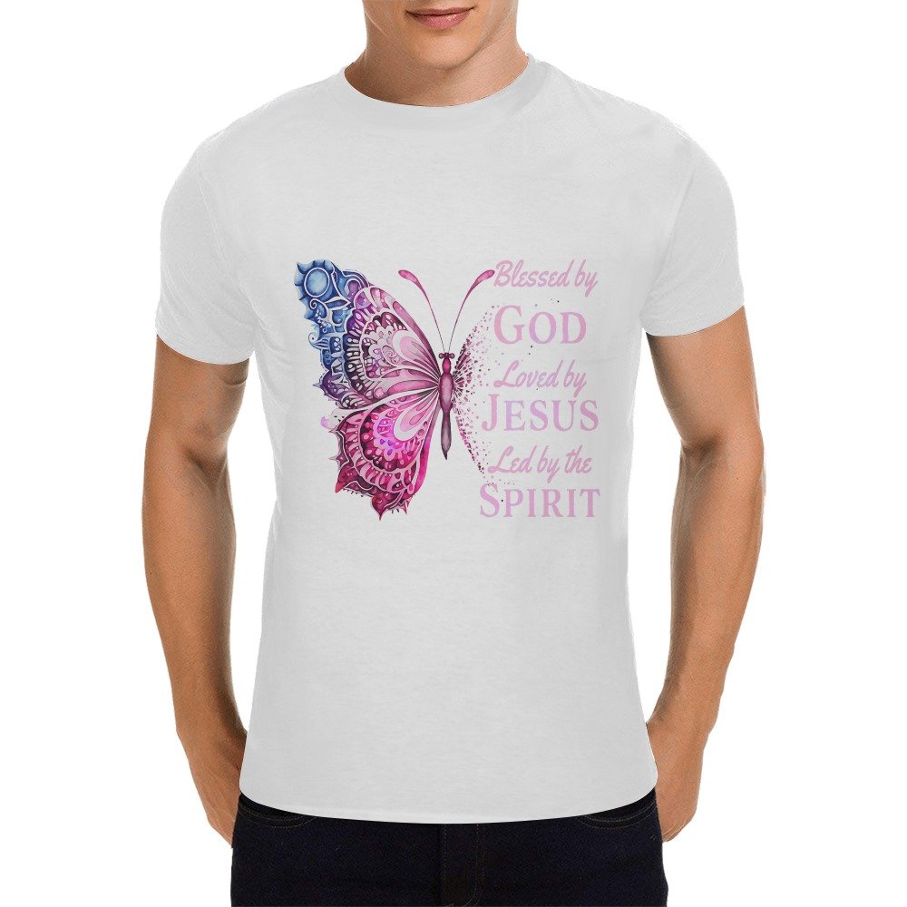 Men’s Christian T-Shirt – Premium Ring-Spun Cotton Faith Graphic Tee - Image 3
