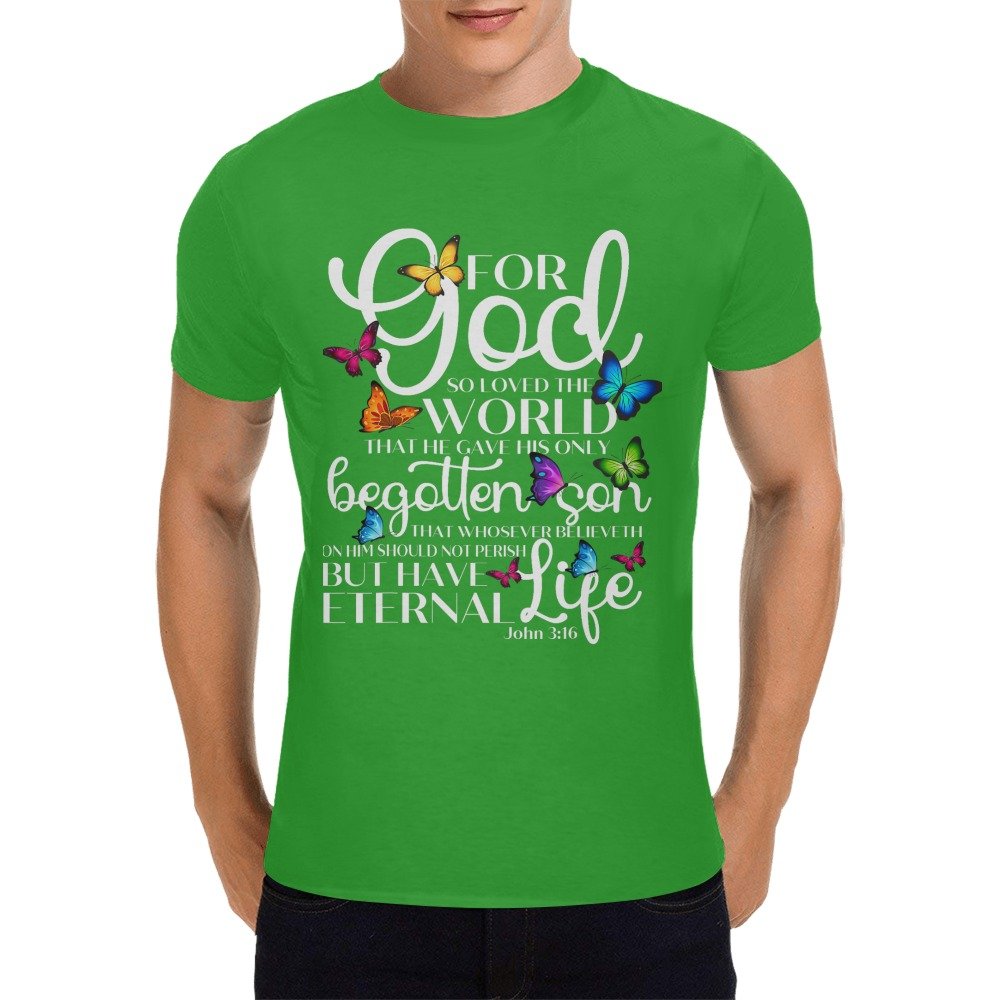 Men’s Christian T-Shirt – Premium Ring-Spun Cotton Faith Graphic Tee - Image 3