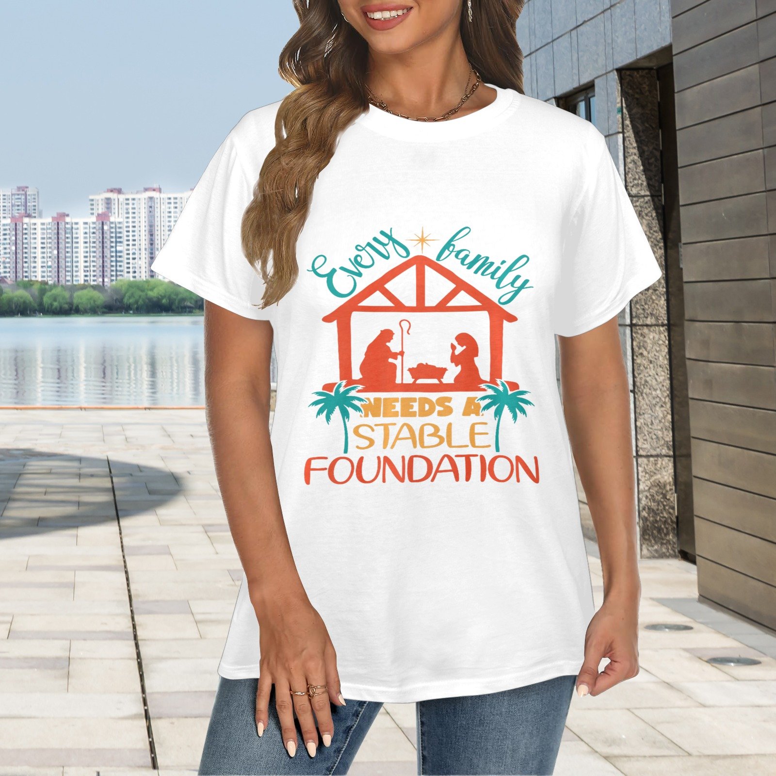 Men’s Christian T-Shirt – Premium Ring-Spun Cotton Faith Graphic Tee