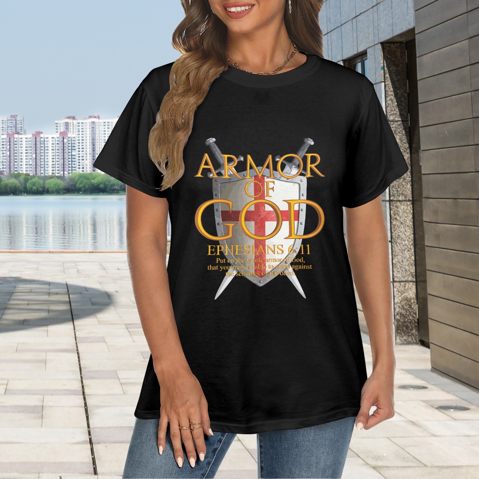Men’s Christian T-Shirt – Premium Ring-Spun Cotton Faith Graphic Tee