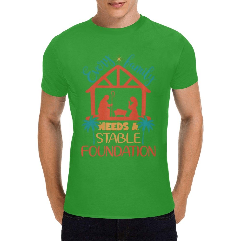 Men’s Christian T-Shirt – Premium Ring-Spun Cotton Faith Graphic Tee - Image 3