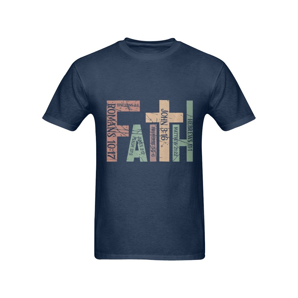 Men’s Christian T-Shirt – Premium Ring-Spun Cotton Faith Graphic Tee