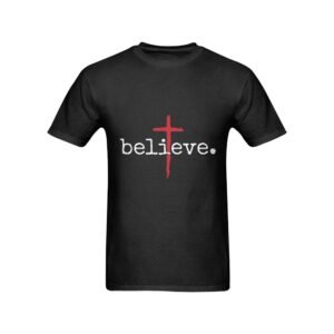 Men’s Christian T-Shirt – Premium Ring-Spun Cotton Faith Graphic Tee