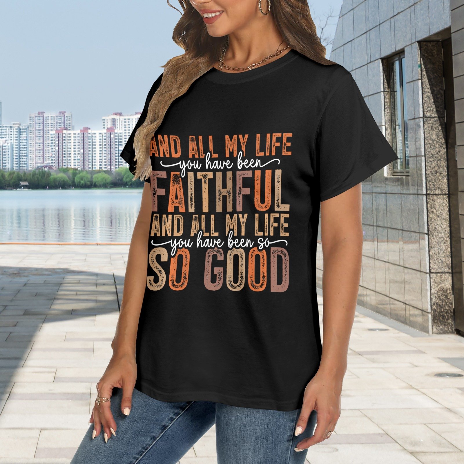 Men’s Christian T-Shirt – Premium Ring-Spun Cotton Faith Graphic Tee - Image 2