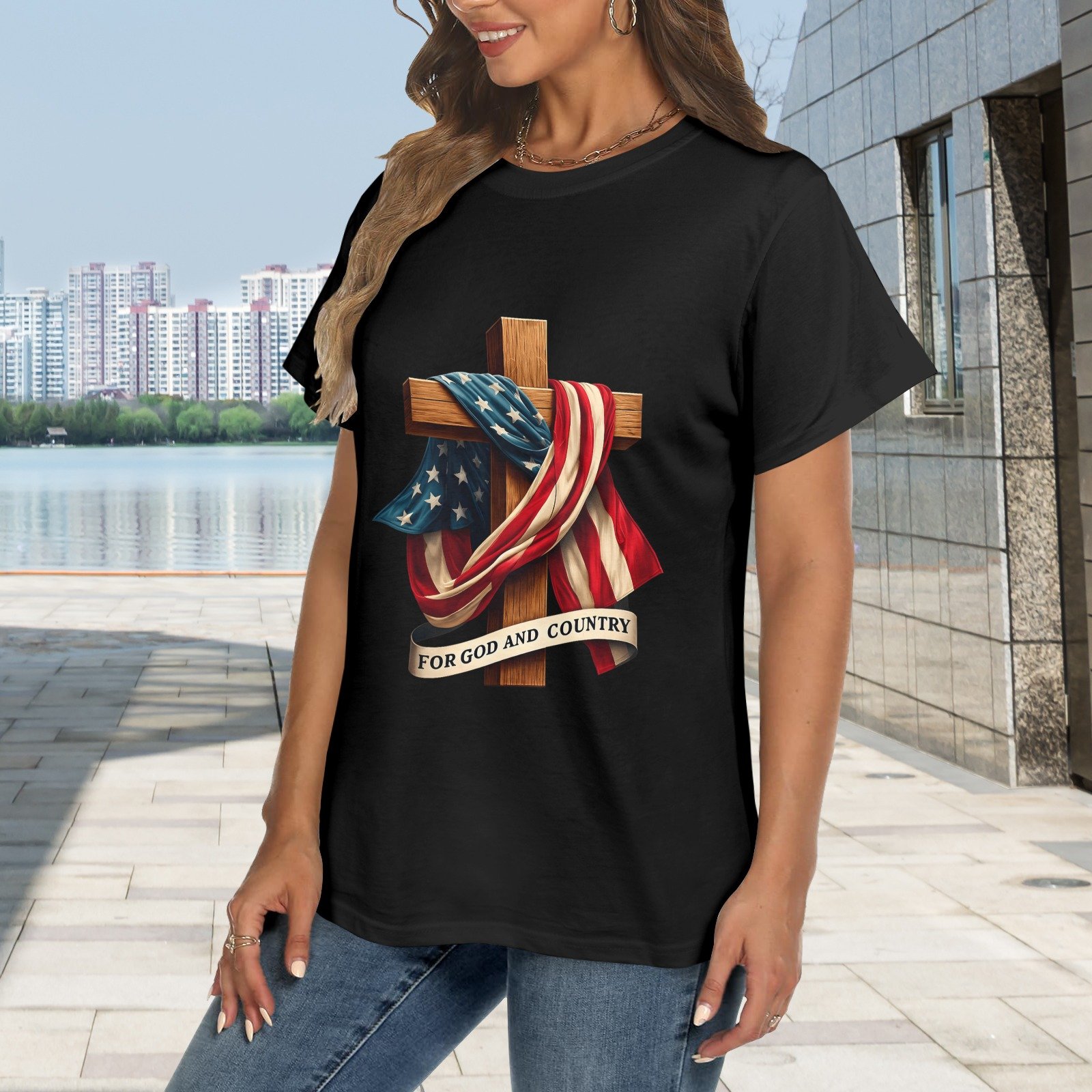 Men’s Christian T-Shirt – Premium Ring-Spun Cotton Faith Graphic Tee - Image 2