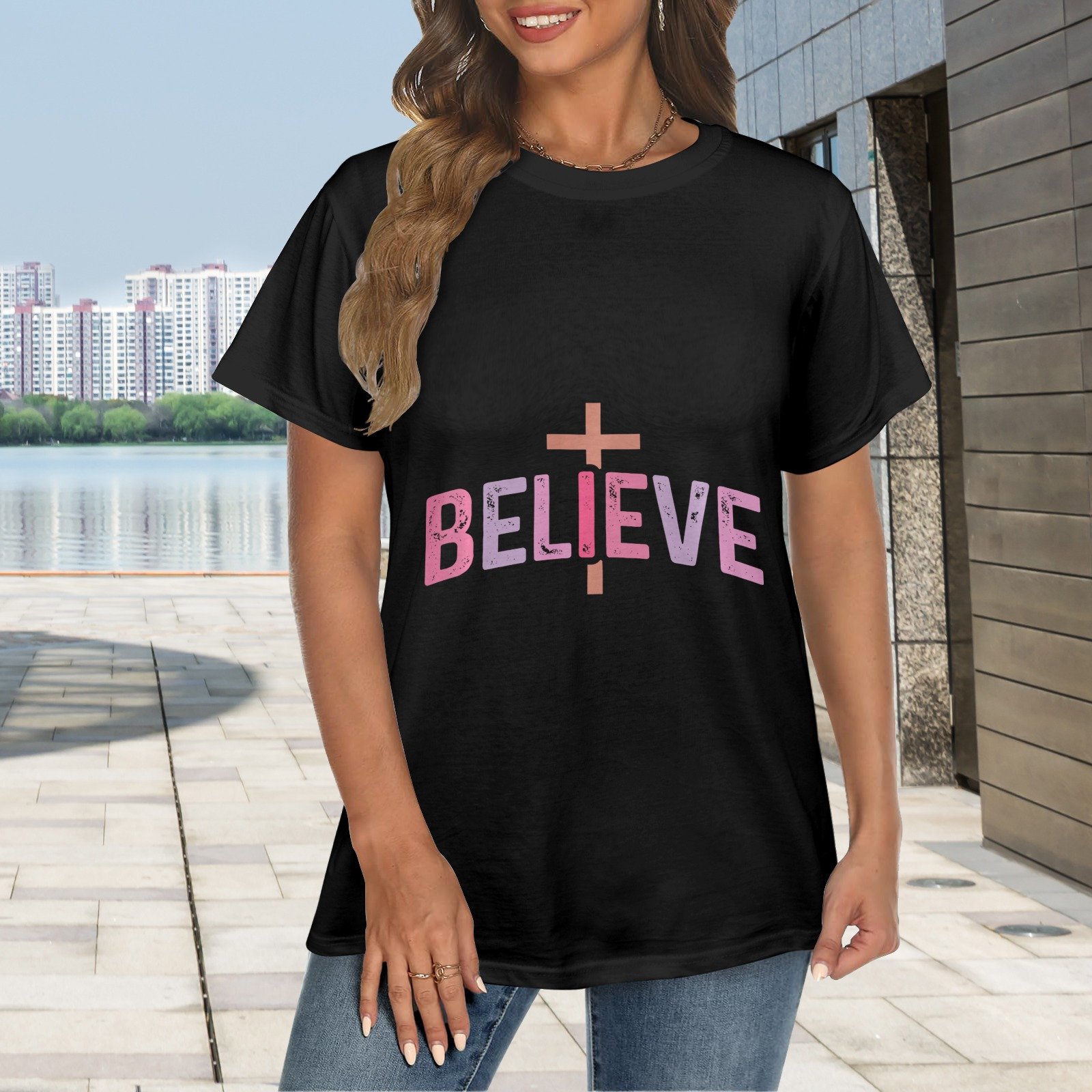 Men’s Christian T-Shirt – Premium Ring-Spun Cotton Faith Graphic Tee