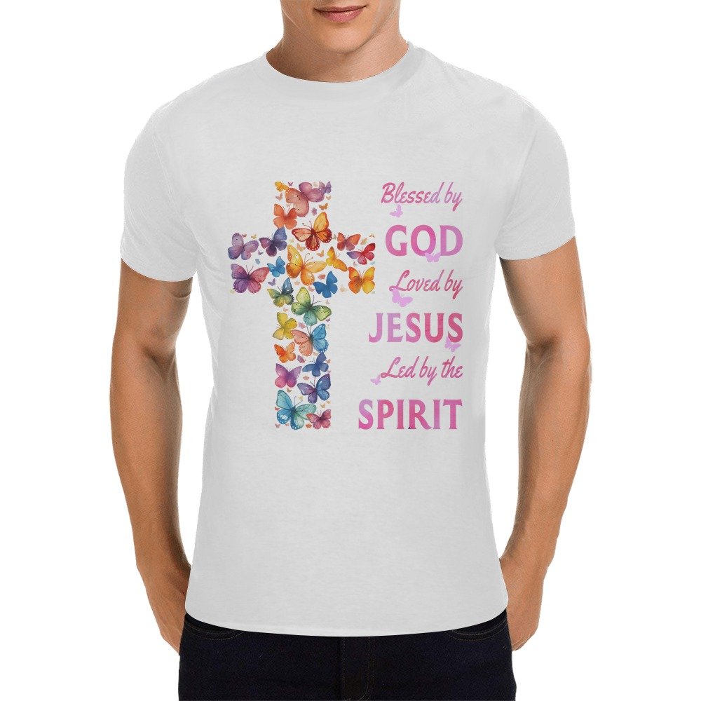 Men’s Christian T-Shirt – Premium Ring-Spun Cotton Faith Graphic Tee - Image 3