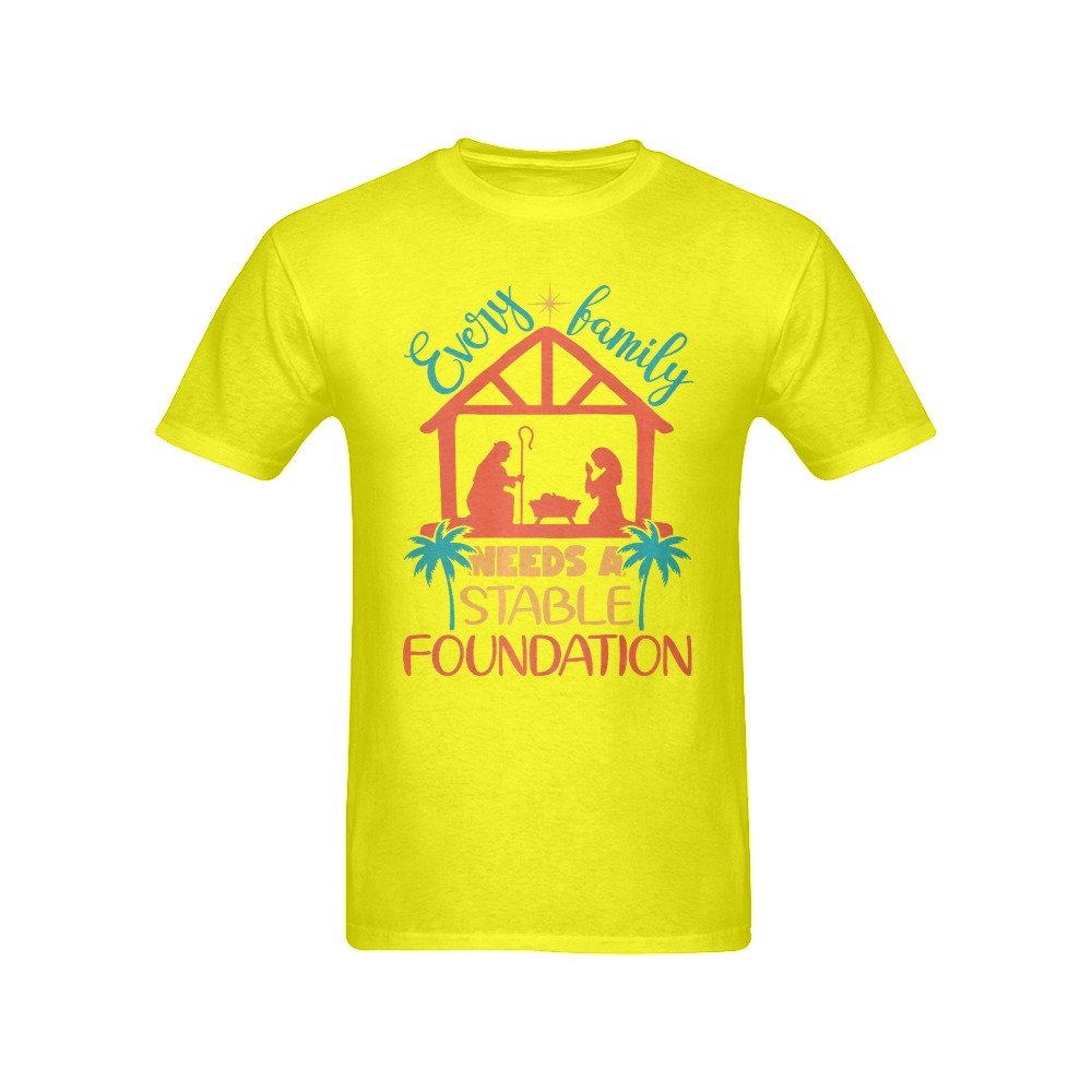 Men’s Christian T-Shirt – Premium Ring-Spun Cotton Faith Graphic Tee