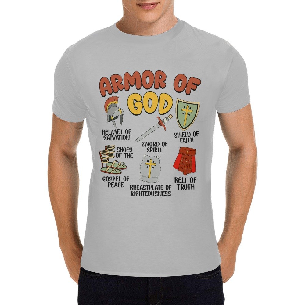 Men’s Christian T-Shirt – Premium Ring-Spun Cotton Faith Graphic Tee - Image 3