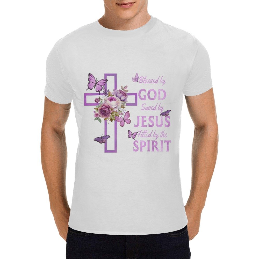 Men’s Christian T-Shirt – Premium Ring-Spun Cotton Faith Graphic Tee - Image 3
