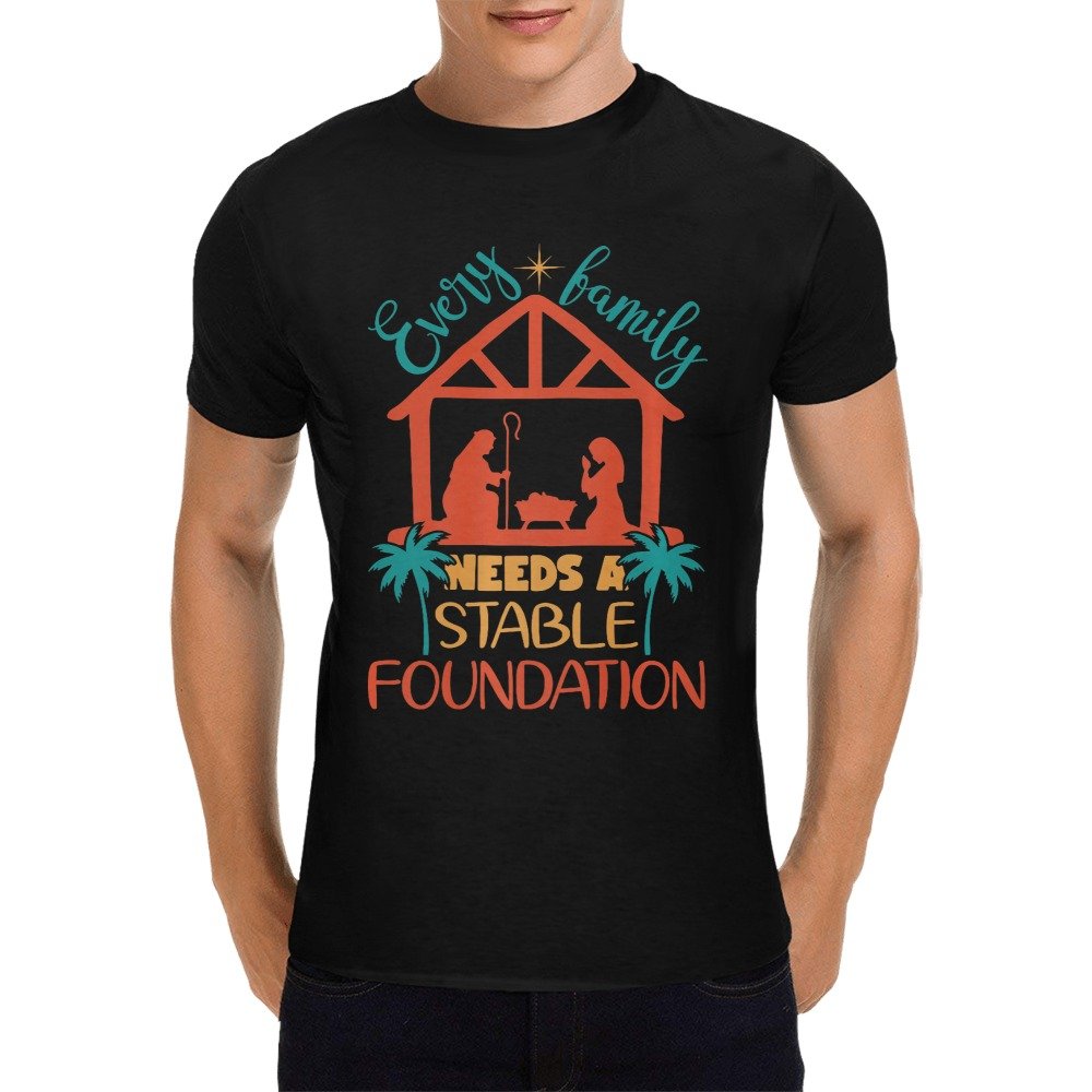 Men’s Christian T-Shirt – Premium Ring-Spun Cotton Faith Graphic Tee - Image 3