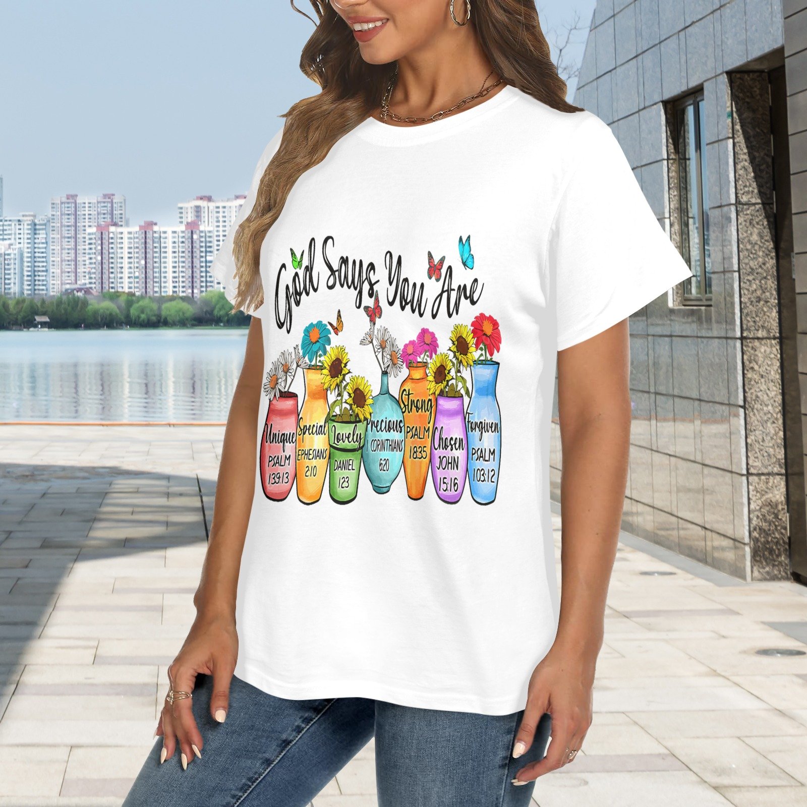 Men’s Christian T-Shirt – Premium Ring-Spun Cotton Faith Graphic Tee - Image 2