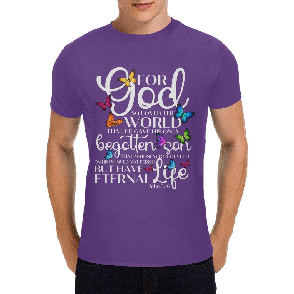Men’s Christian T-Shirt – Premium Ring-Spun Cotton Faith Graphic Tee - Image 3